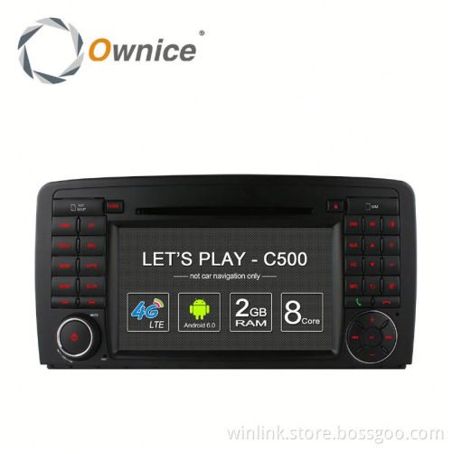 Ownice C500 Quad core android 6.0 car DVD audio for Mercedes Benz R Class W251 built in RDS multimedia USB BT Wifi